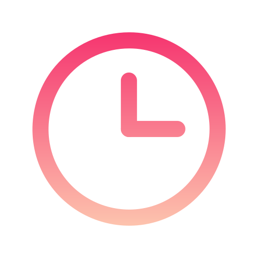 Clock Generic Gradient icon