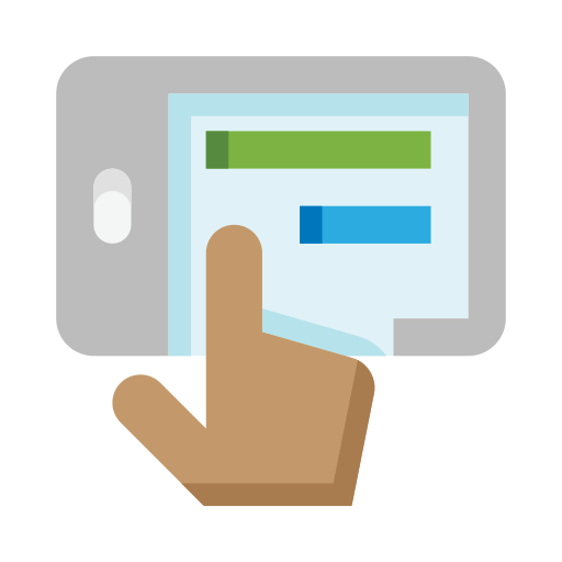 touchscreen-telefon Generic Flat icon