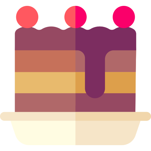 kuchen Basic Rounded Flat icon