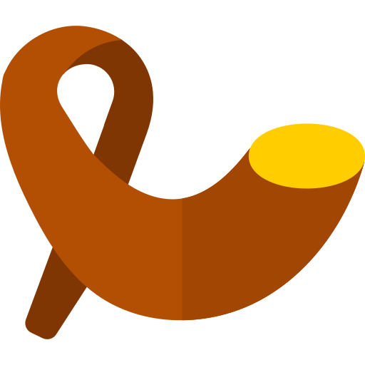 shofar Basic Rounded Flat icono