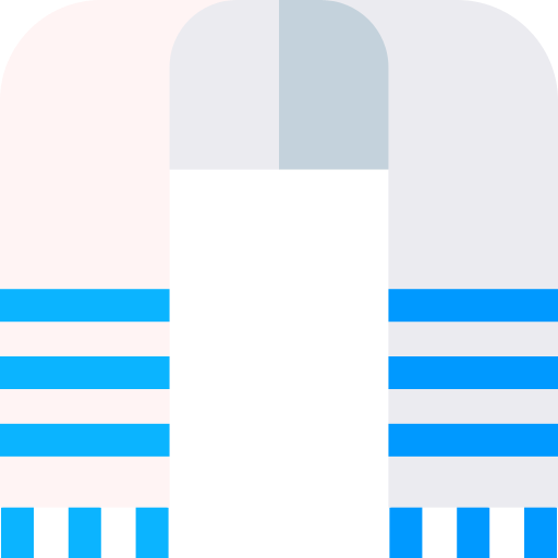 sjaal Basic Straight Flat icoon