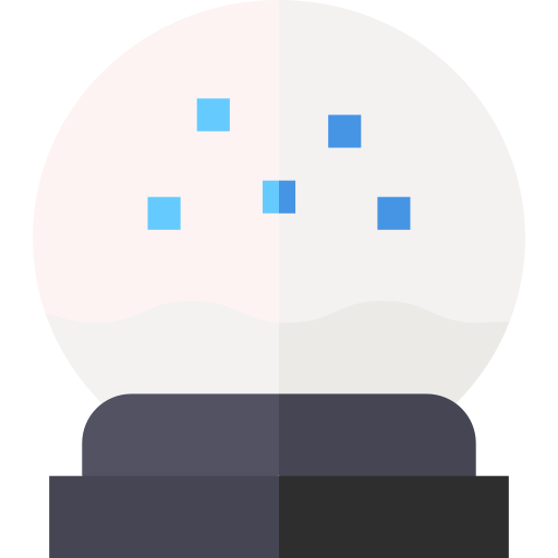 Snowball Basic Straight Flat icon