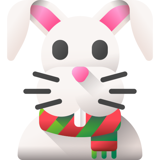 konijn 3D Color icoon