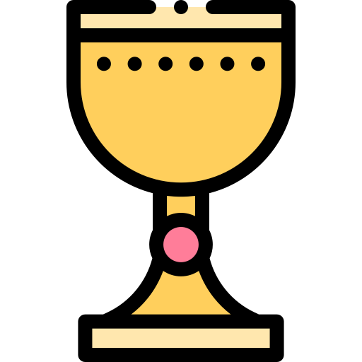 Goblet Detailed Rounded Lineal color icon