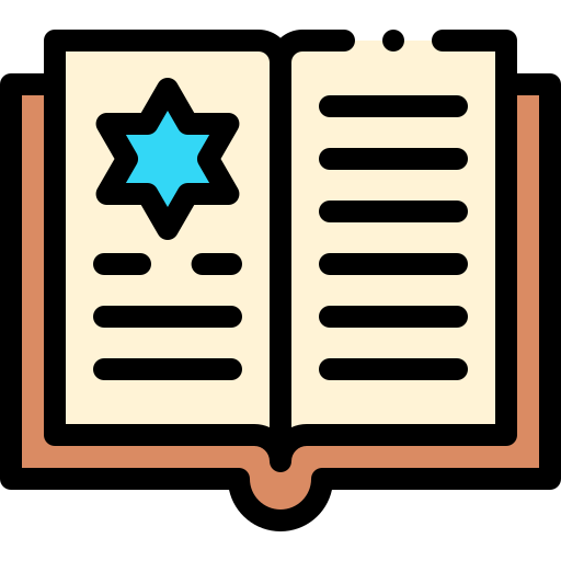 Hanukkah Detailed Rounded Lineal color icon