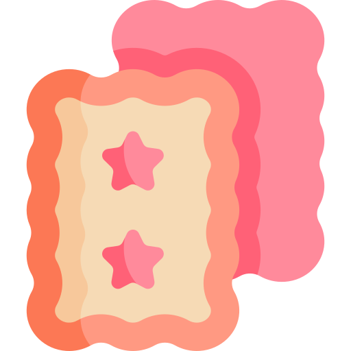 biscuit Kawaii Flat icoon