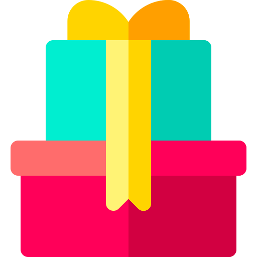 Gift box Basic Rounded Flat icon