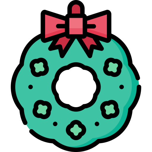 Wreath Special Lineal color icon