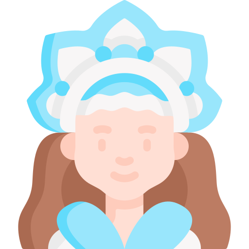 Snow maiden Special Flat icon