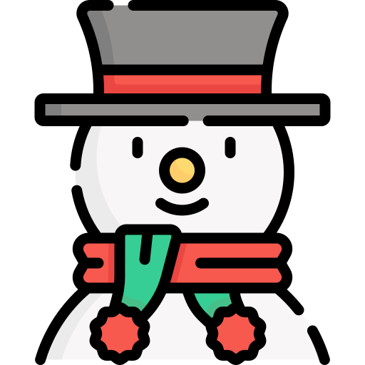 Snowman Special Lineal color icon