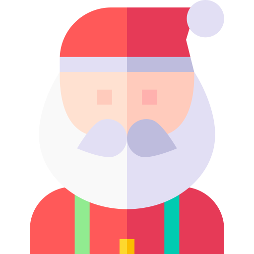 Santa claus Basic Straight Flat icon