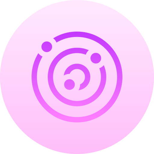 eisstockschießen Basic Gradient Circular icon