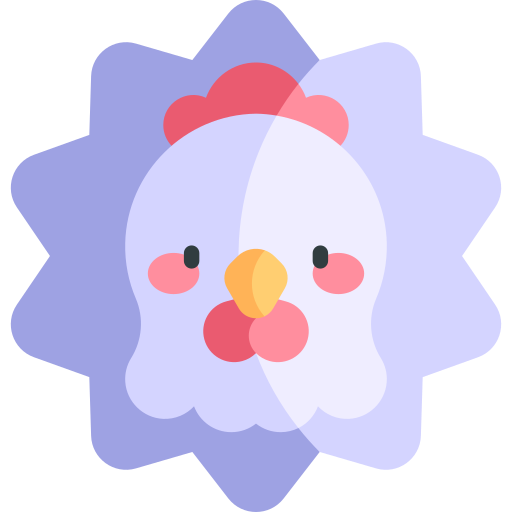 닭 Kawaii Flat icon