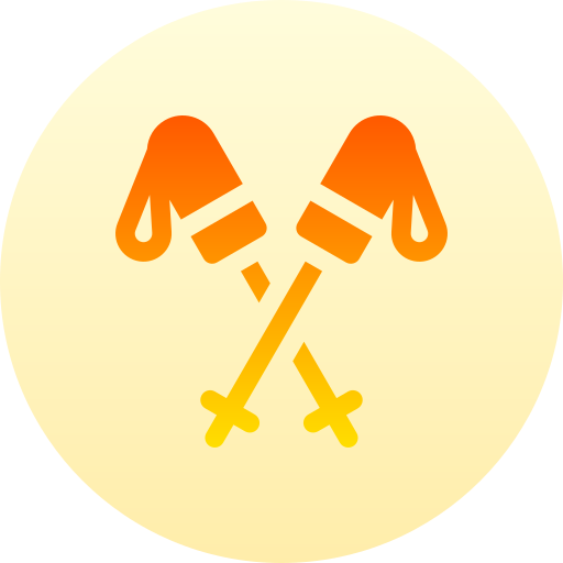 Poles Basic Gradient Circular icon