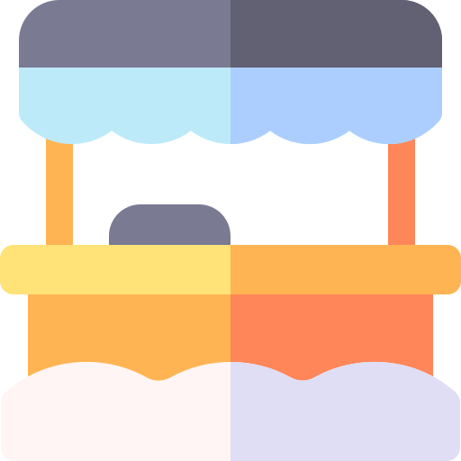 정자 Basic Rounded Flat icon