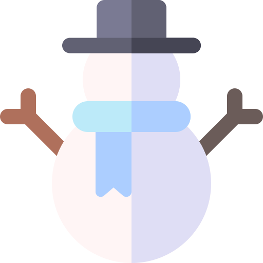 눈사람 Basic Rounded Flat icon