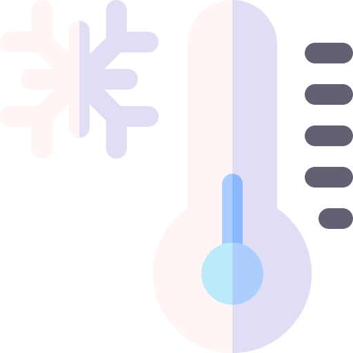 thermometer Basic Rounded Flat icoon