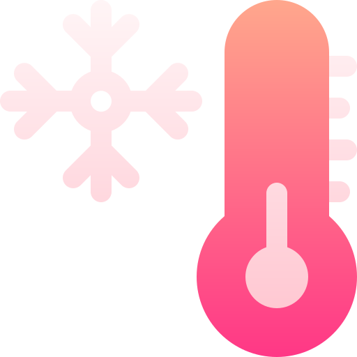 추운 Basic Gradient Gradient icon