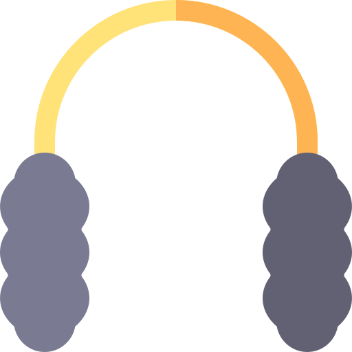 귀마개 Basic Rounded Flat icon