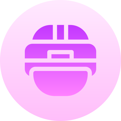 ホッケーヘルメット Basic Gradient Circular icon