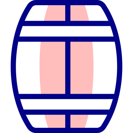 Barrel Detailed Mixed Lineal color icon