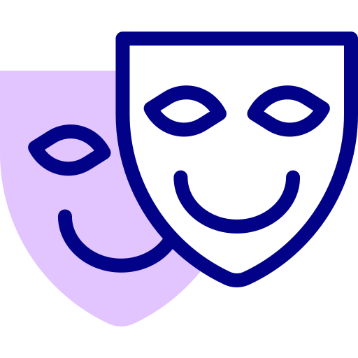 Карнавальная маска Detailed Mixed Lineal color иконка