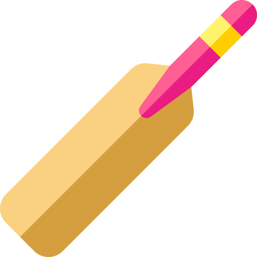 cricketschläger Basic Rounded Flat icon