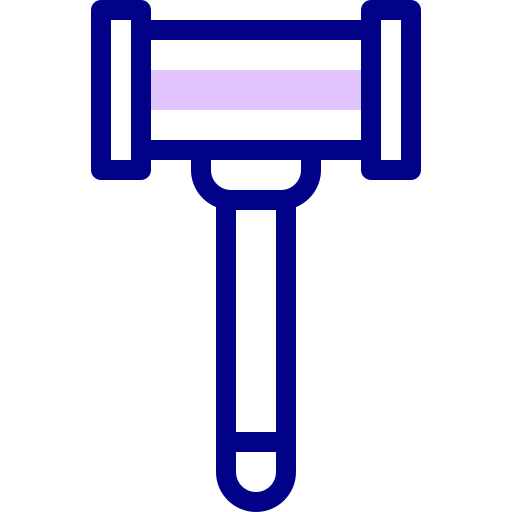 면도칼 Detailed Mixed Lineal color icon