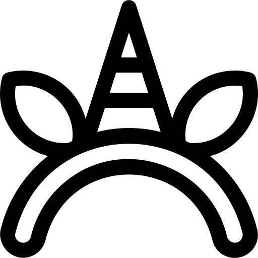 hoofdband Basic Rounded Lineal icoon