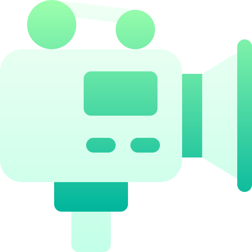 videocamera Basic Gradient Gradient icona