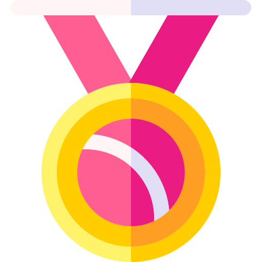 medalha Basic Rounded Flat Ícone
