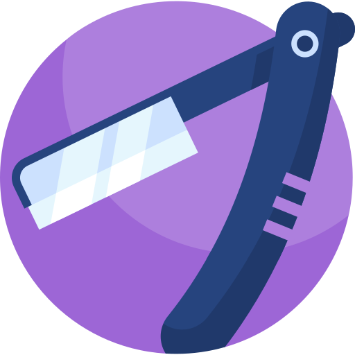 rasiermesser Detailed Flat Circular Flat icon