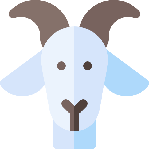 Goat Basic Rounded Flat icon