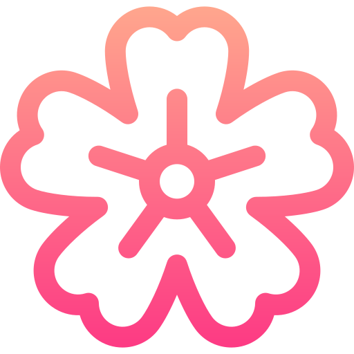 Blossom Basic Gradient Lineal color icon