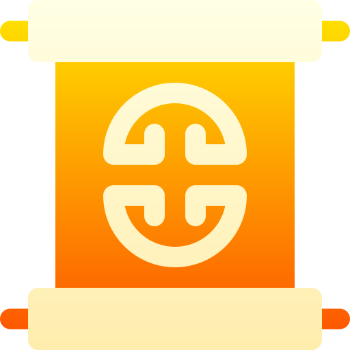 스크롤 Basic Gradient Gradient icon