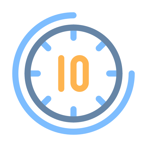 10 minutes Generic Outline Color icon