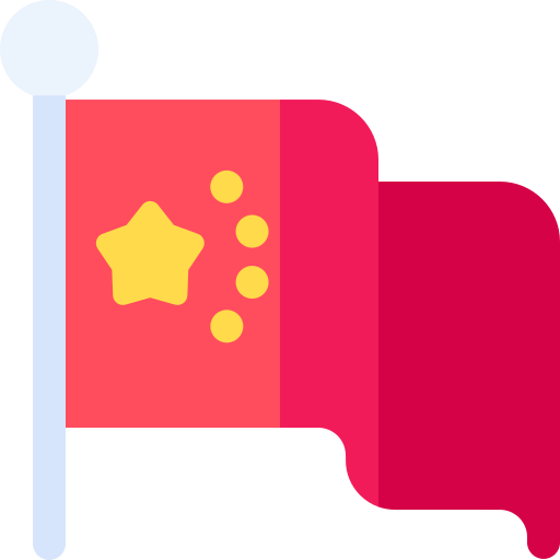 bandiera cinese Basic Rounded Flat icona