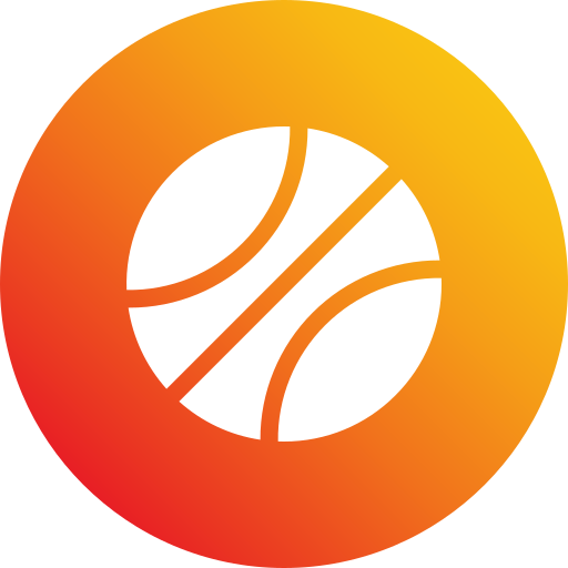 basketbal Generic Flat Gradient icoon
