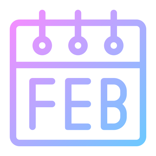 februar Generic Gradient icon