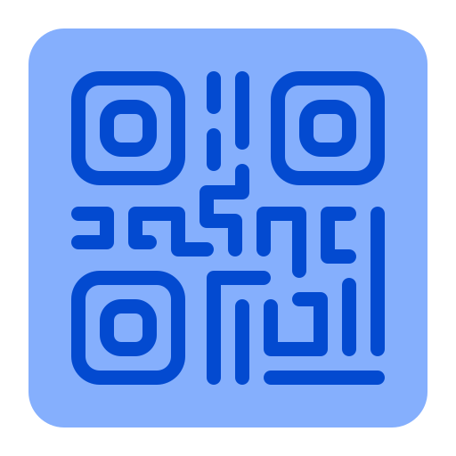 qr code Generic Blue icona