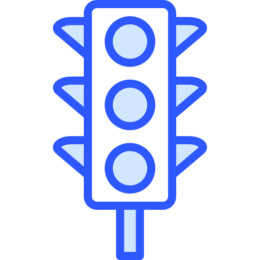 feu de circulation Generic Blue Icône