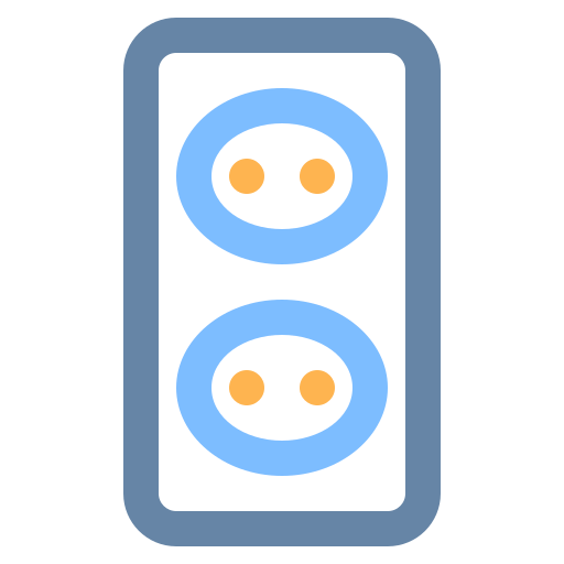 Power plug Generic Outline Color icon
