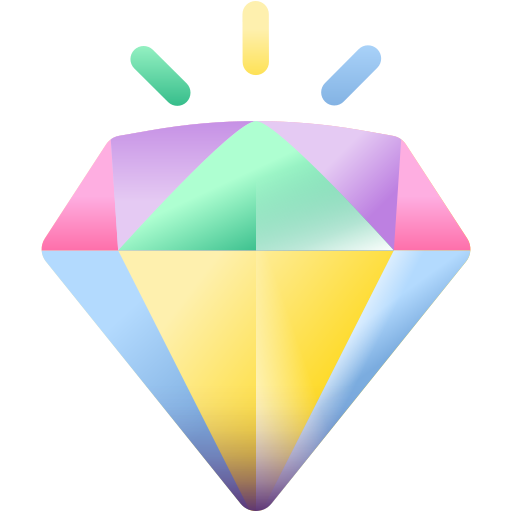 diamant 3D Color icon