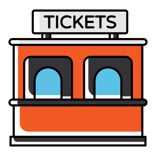 Ticket office Generic Color Omission icon