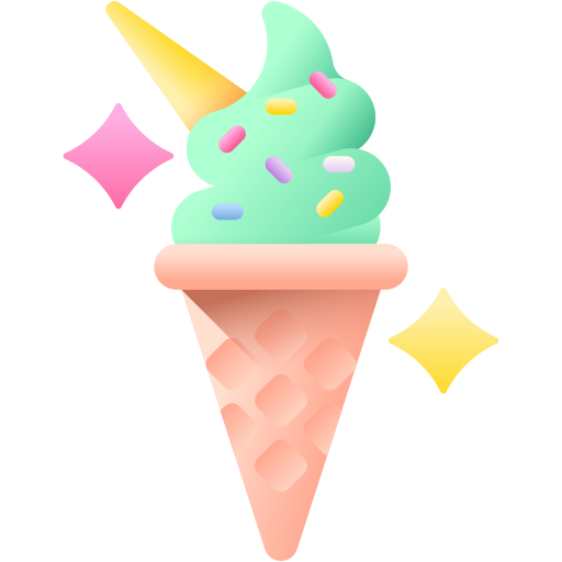 gelato 3D Color icona