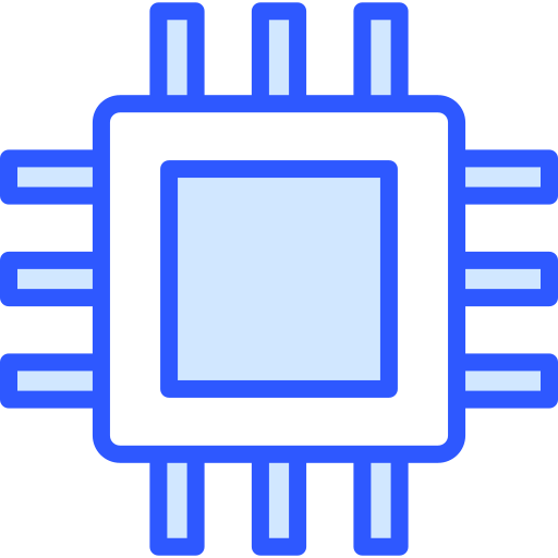 cpu Generic Blue icoon