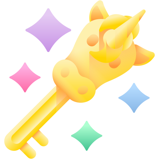 Key 3D Color icon