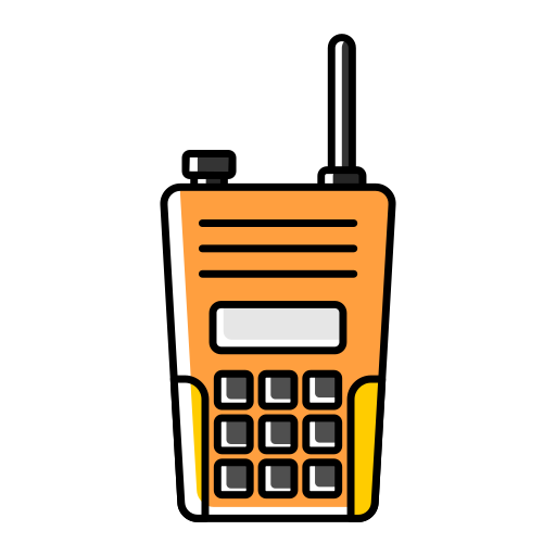 Walkie talkie Generic Color Omission icon
