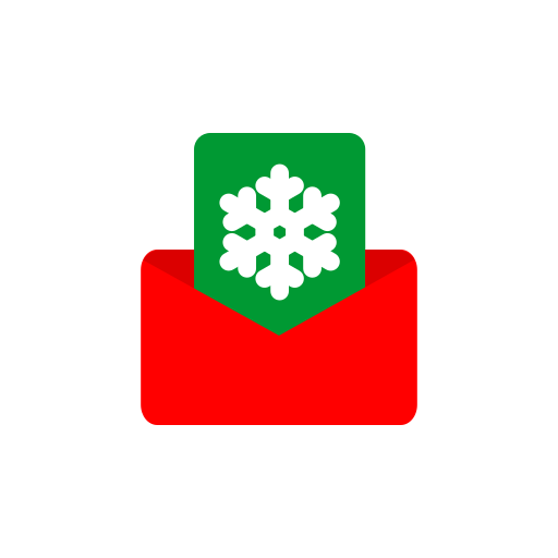 tarjeta de navidad Generic Flat icono
