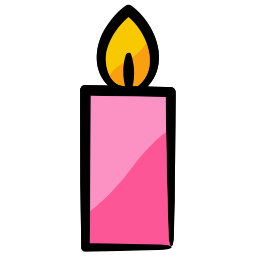 Candle Generic Hand Drawn Color icon